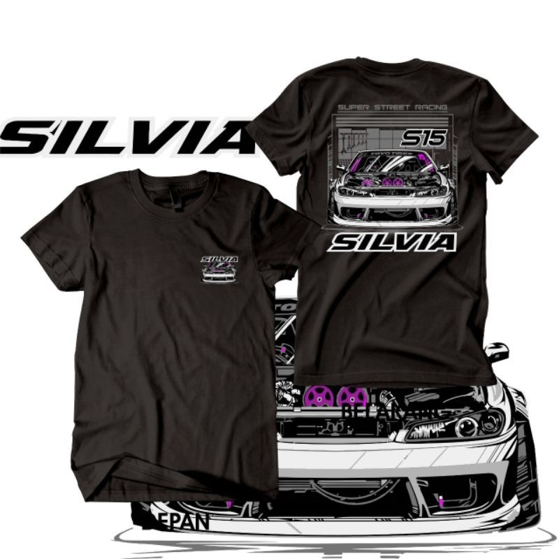 Nissan Silvia JDM Legend Car เสื้อยืด JDM เสื้อยืดเสื้อยืดรถยนต์ Racing Car เสื้อยืด WINCASE