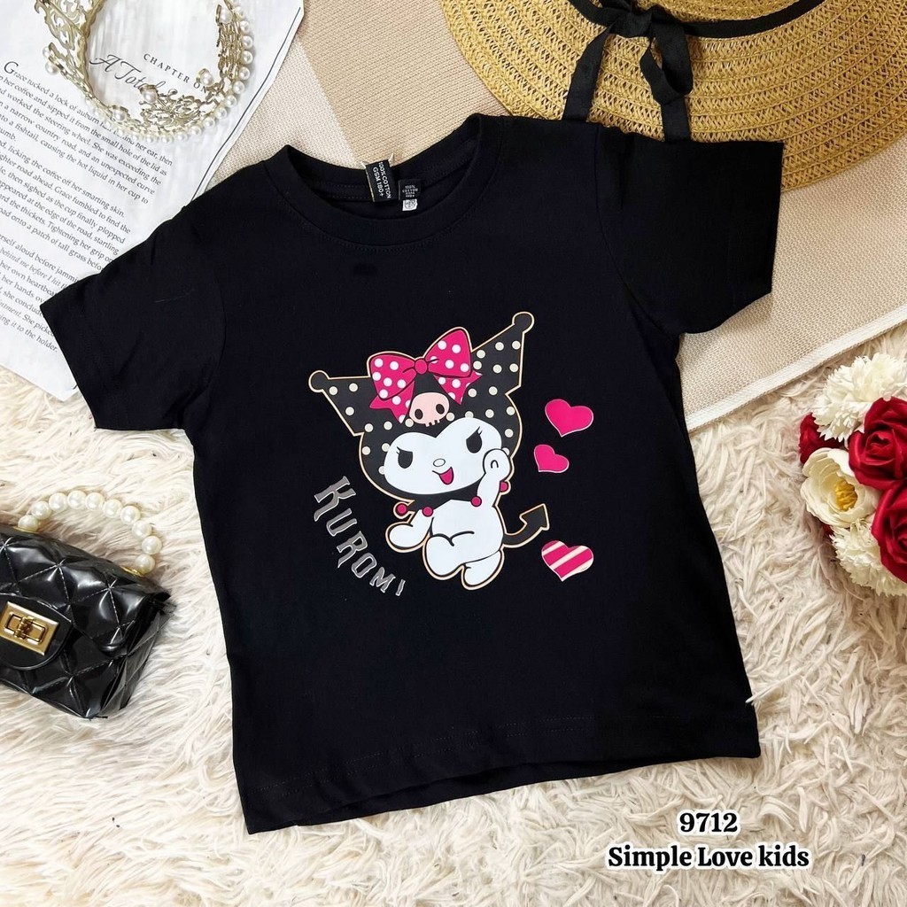 [Simple Love Kids] เสื้อยืดลายการ์ตูน Unisex 9712