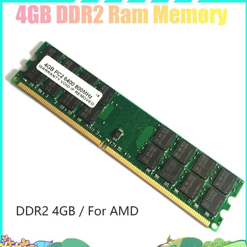 Super 4GB DDR2 Ram หน่วยความจํา 800Mhz 1.8V PC2 6400 DIMM 240 Pins สําหรับเมนบอร์ด AMD หน่วยความจํา 