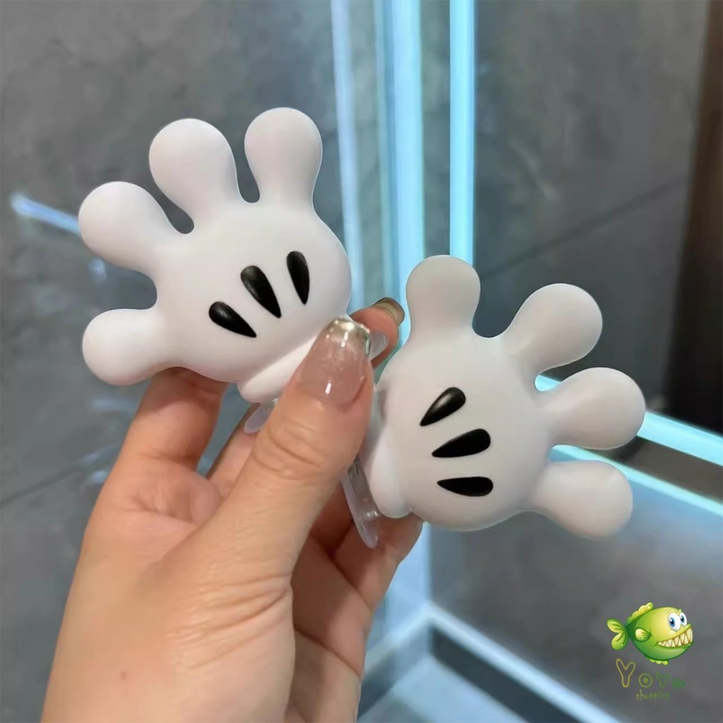 YOYO ตะขอแขวนแปรงสีฟัน รูปปาล์มการ์ตูน อุ้งมือ 3D ตะขอแขวนผนัง Toothbrush holder - รูปที่ 5