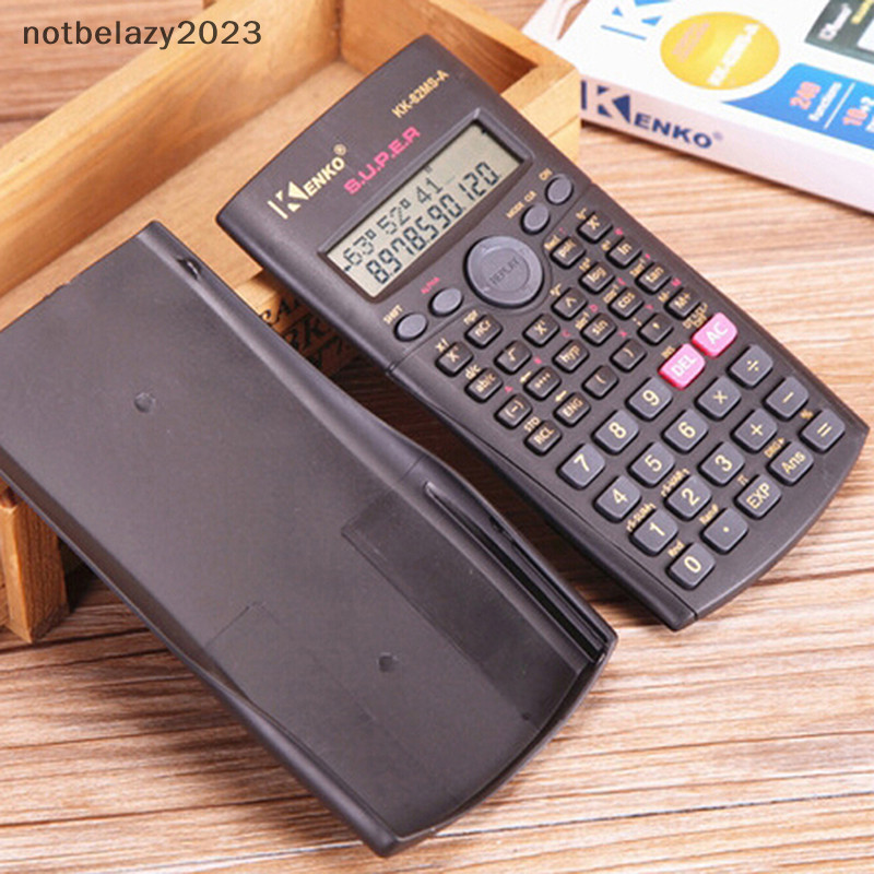 [notbelazy] เครื่องคิดเลขวิทยาศาสตร์ดิจิตอล LCD มัลติฟังก์ชั่นแบบใช้มือถือ [TH]