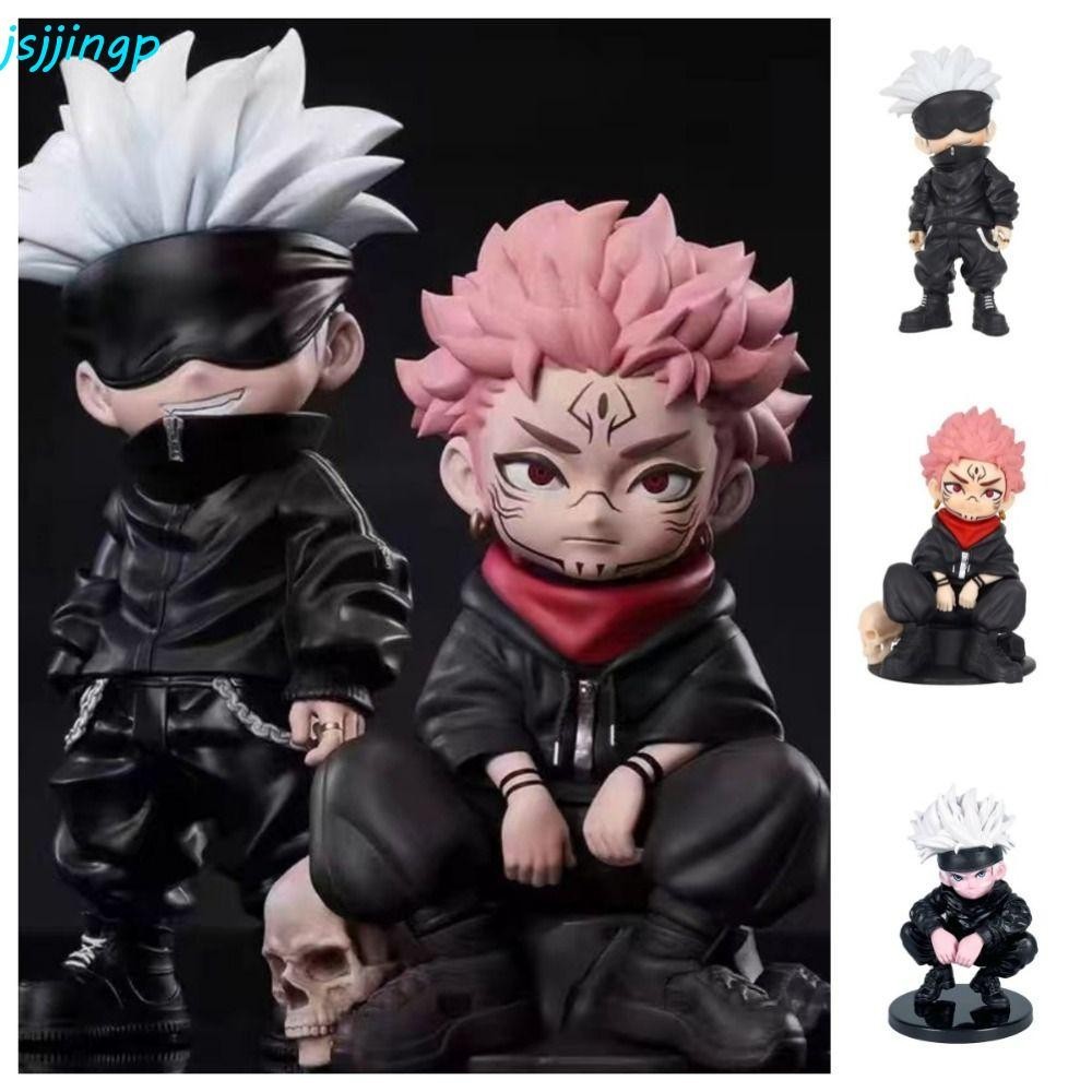 Jsjjingp Jujutsu Kaisen อะนิเมะรูป,มังงะFigurine Animation Peripheral Jujutsu Kaisen Action Figure,น่ารัก Gojo Satoru PVCคอสเพลย์อะนิเมะตุ๊กตาของเล่นเด็กของขวัญวันเกิด