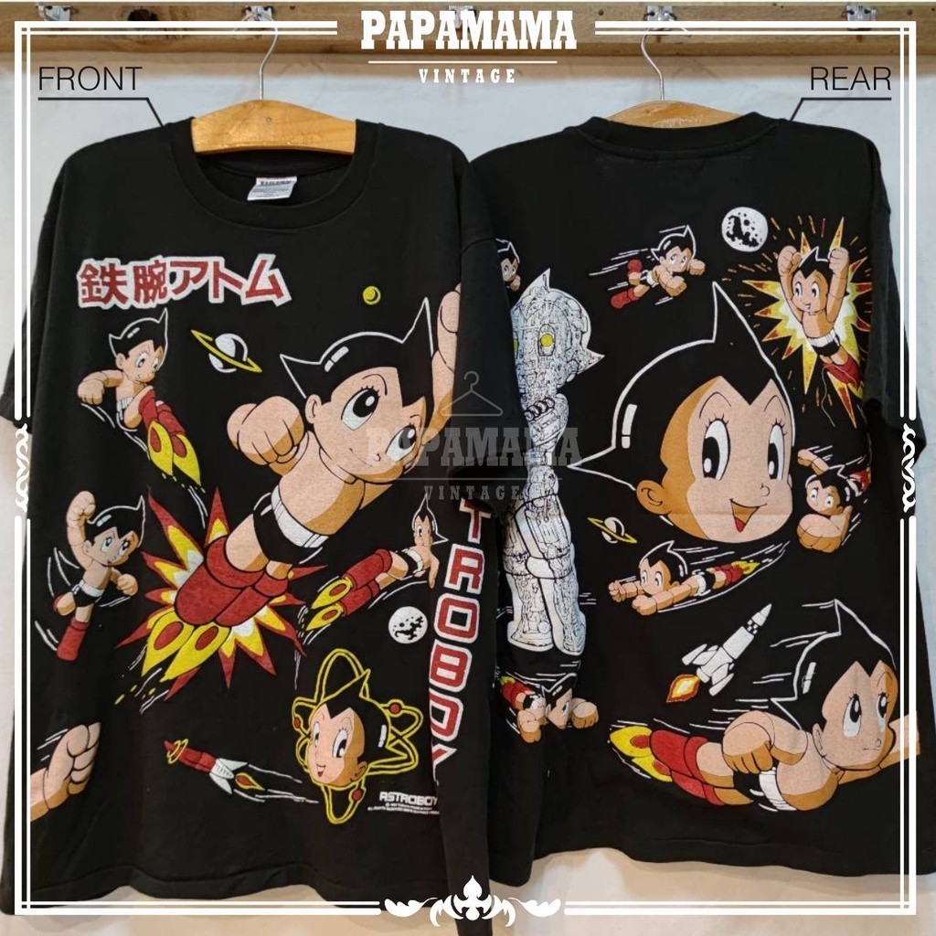 (🔥เสื้อยืดพิมพ์ลาย🔥)เสื้อยืด Astro Boy ( แขนสั้น )