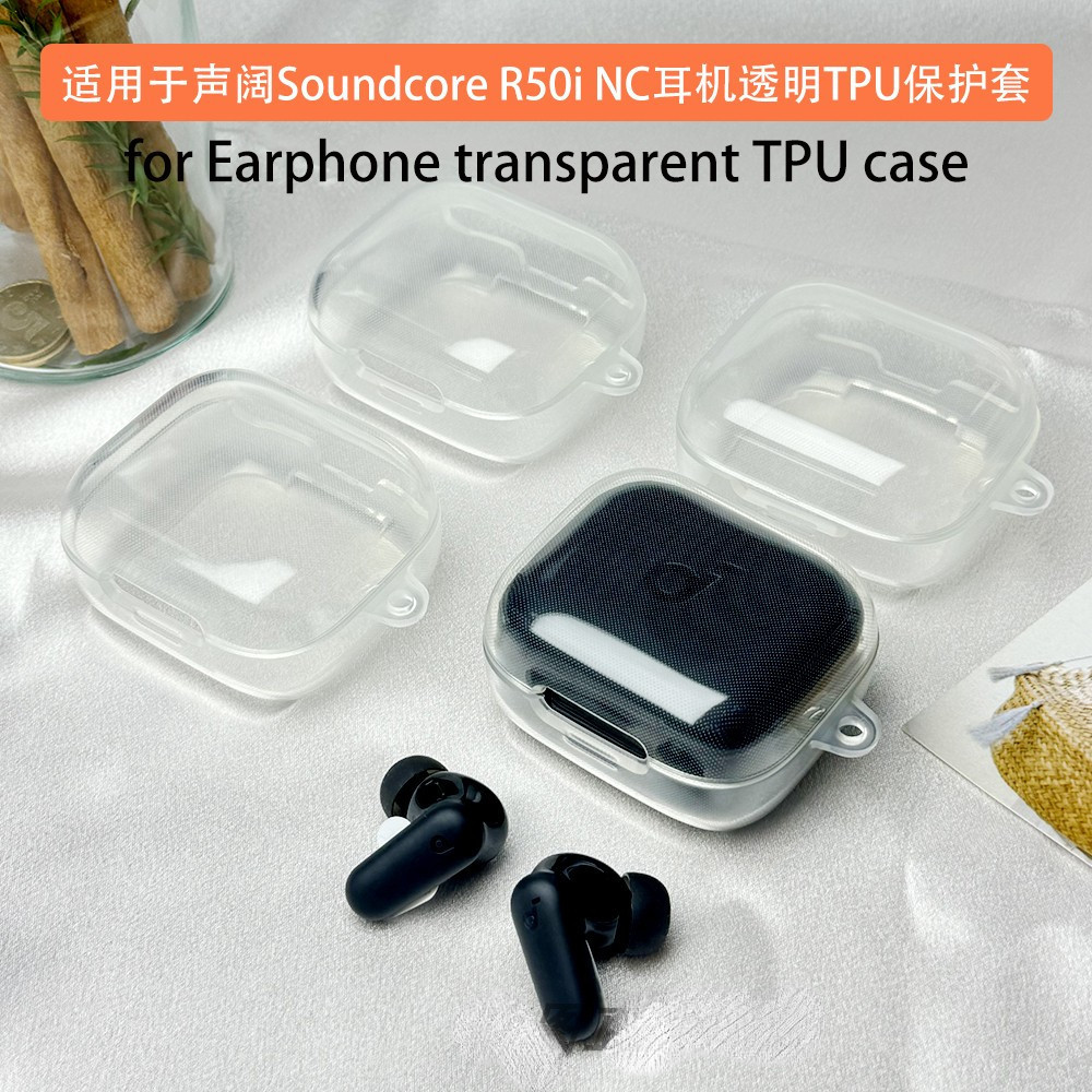 For Anker Soundcore R50i NC Case Transparent Soft Case Anker Soundcore P30i Shockproof Shell Protect