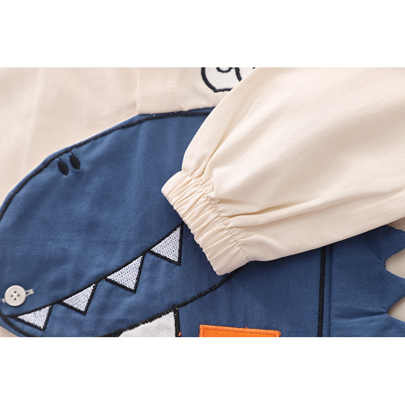 ทารกเสื้อผ้าสําหรับทารกชายหญิงเสื้อผ้าชุดฤดูใบไม้ร่วงฤดูใบไม้ผลิทารกแรกเกิด3ง การ์ตูนไดโนเสาร์แขนยาวเสื้อ+กางเกง2ชิ้นสูทเด็กแฟชั่นสบายๆเครื่ - รูปที่ 5