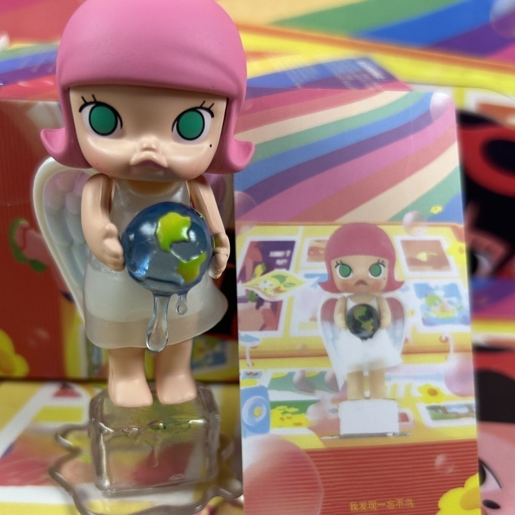 Molly My Childhood Series Clearance Mystery Box อินเทรนด์เล่นฟิกเกอร์น่ารักสาวของขวัญตกแต่งเดสก์ท็อป-