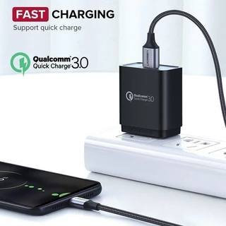 UGREEN สายชาร์จ Micro USB 2.4A USB 2.0 Qualcomm 3.0 สายชาร์จแอนดรอยสีดำ สาย Fast ชาร์จ สำหรับ A5S j7 A7 A6+ US290