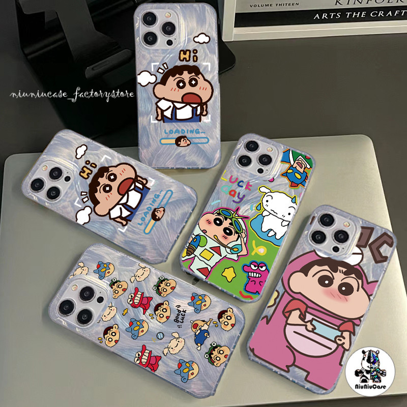 ลายการ์ตูน สําหรับ เคสไอโฟน11 เคส Feather Laser Case For iPhone 11 12 13 14 15 Pro X XR XS MAX 7 8 Plus SE เคสโทรศัพท์