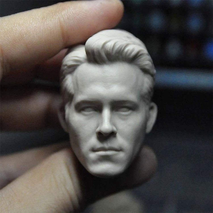 1/6 Die-cast Resin Model Assembly Kit Ryan Reynolds Head Carving Model Toys (55 Mm) Unpainted Free S