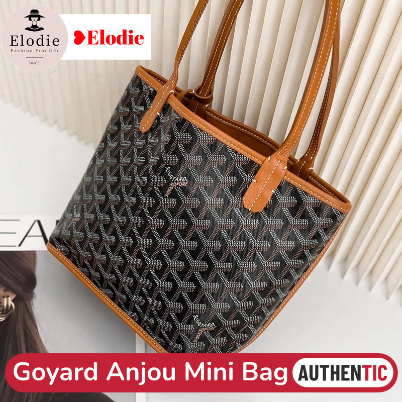 New Goyard Anjou Mini Tote Bag หนังลูกวัว ใช้สองด้าน