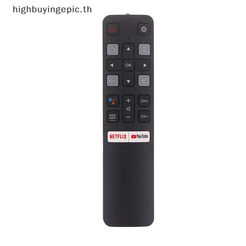 Heth สําหรับ TCL พร้อม Netflix และ YouTube RC802V 49P30FS 65P8S 55C715 49S6800 43S434 ใหม่เสียงรีโมท