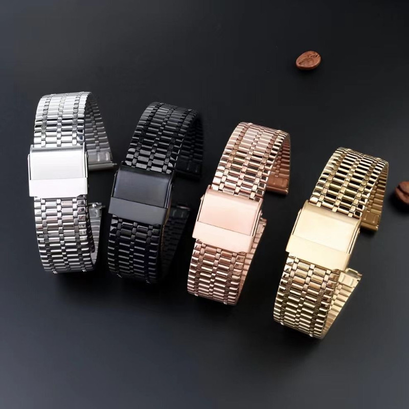 สายนาฬิกาอัจฉริยะ 1 8mm 20mm 22mm 24mm, สายนาฬิกา/นาฬิกาสแตนเลส สายรัดโลหะ, เปลี่ยนสาย samsung