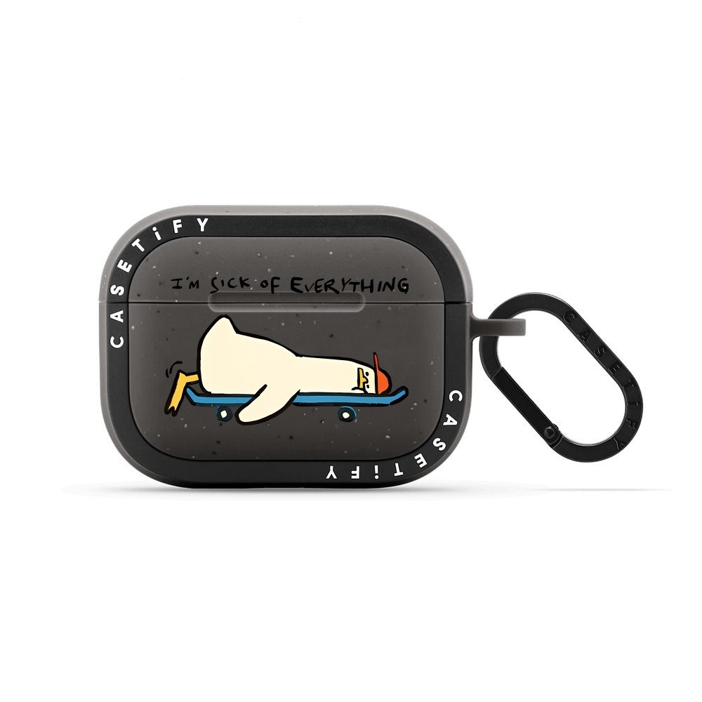 TiFY 1:1 Anti-drop สีดํากันกระแทก Full Body ป้องกันหูฟังเหมาะสําหรับ Apple Airpods Pro Airpod Pro2 หูฟังไร้สายบลูทูธป้องกันกรณี TiFY