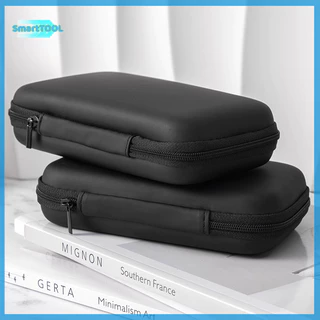 UTZN> แบบพกพา 3C Hard Digital Gadgets กระเป๋าเก็บหูฟังหนังเทียมเคสชาร์จสายเคเบิลข้อมูล U Disk Organizer ใหม่