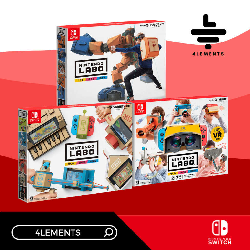 (พร้อมส่ง) NINTENDO SWITCH LABO TOY-CON (JPN) (ENG) (มือ1)