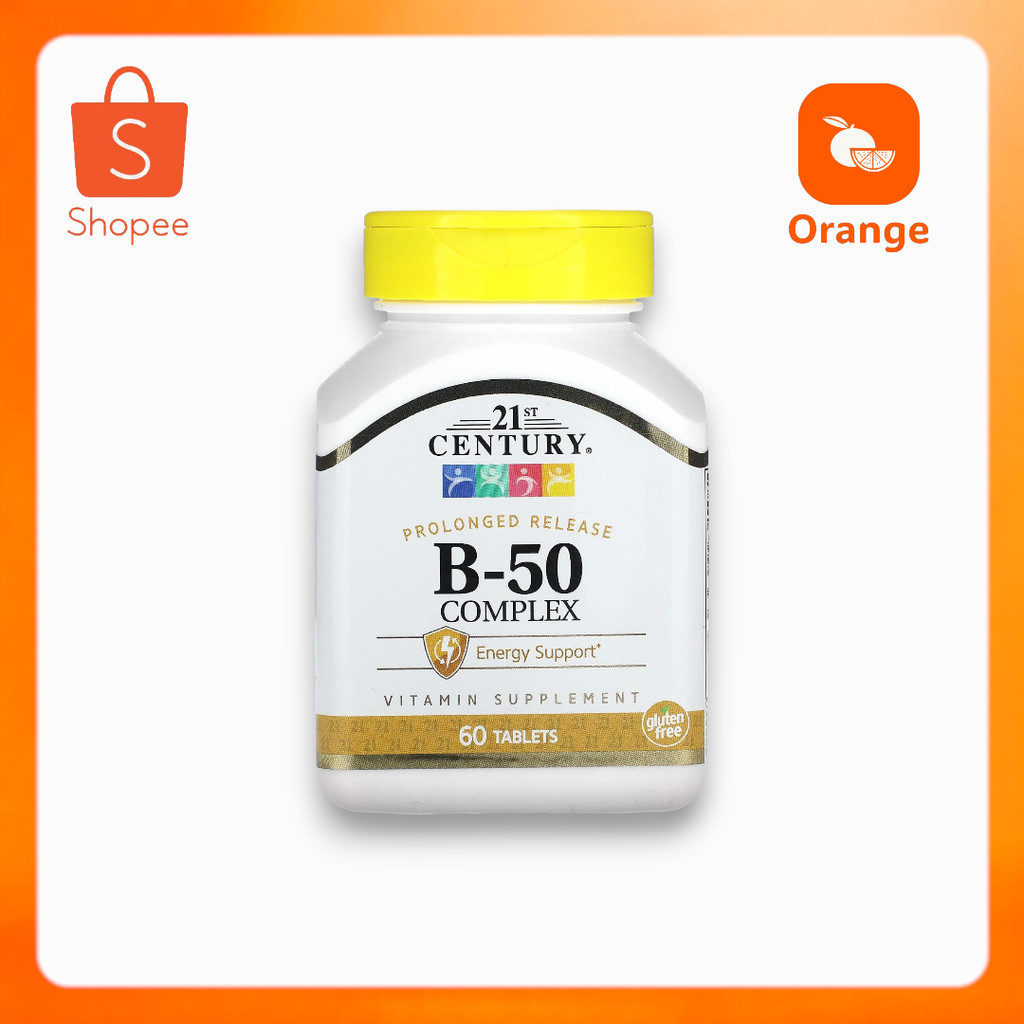 21st Century, B-50 Complex, Prolonged Release, 60 Tablets