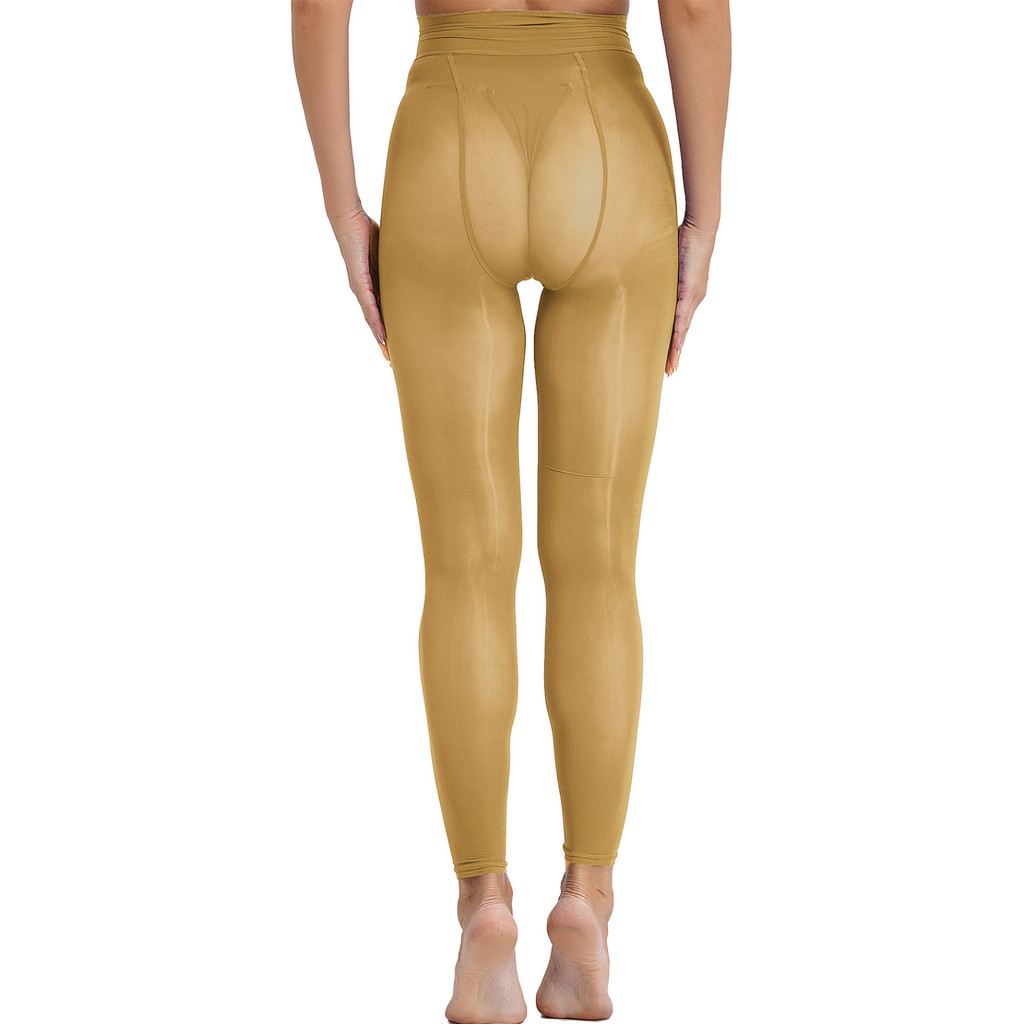 Yhong ผู้หญิงเซ็กซี่ดูผ่าน Sheer กางเกงไนลอนกางเกงขายาว - รูปที่ 6