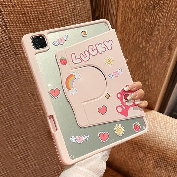 360.เคสฝาพับ Samsung Tab A9 Plus /Tab A7 lite/Tab S6 lite/Tab S9 FE S9FE เคสหมุนได้360 องศาหมุน มีช่องใส่ปากกา