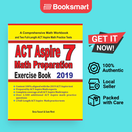 ACT หนังสือออกกําลังกายการเตรียมคณิตศาสตร์ Aspire 7 - ปกอ่อน - อังกฤษ - 9781646120062