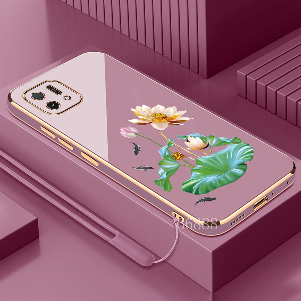 แถมเชือกเส้นเล็ก case OPPO A16K เคสโทรศัพท์ TPU บัวกันกระแทกปกอ่อนราคาถูก