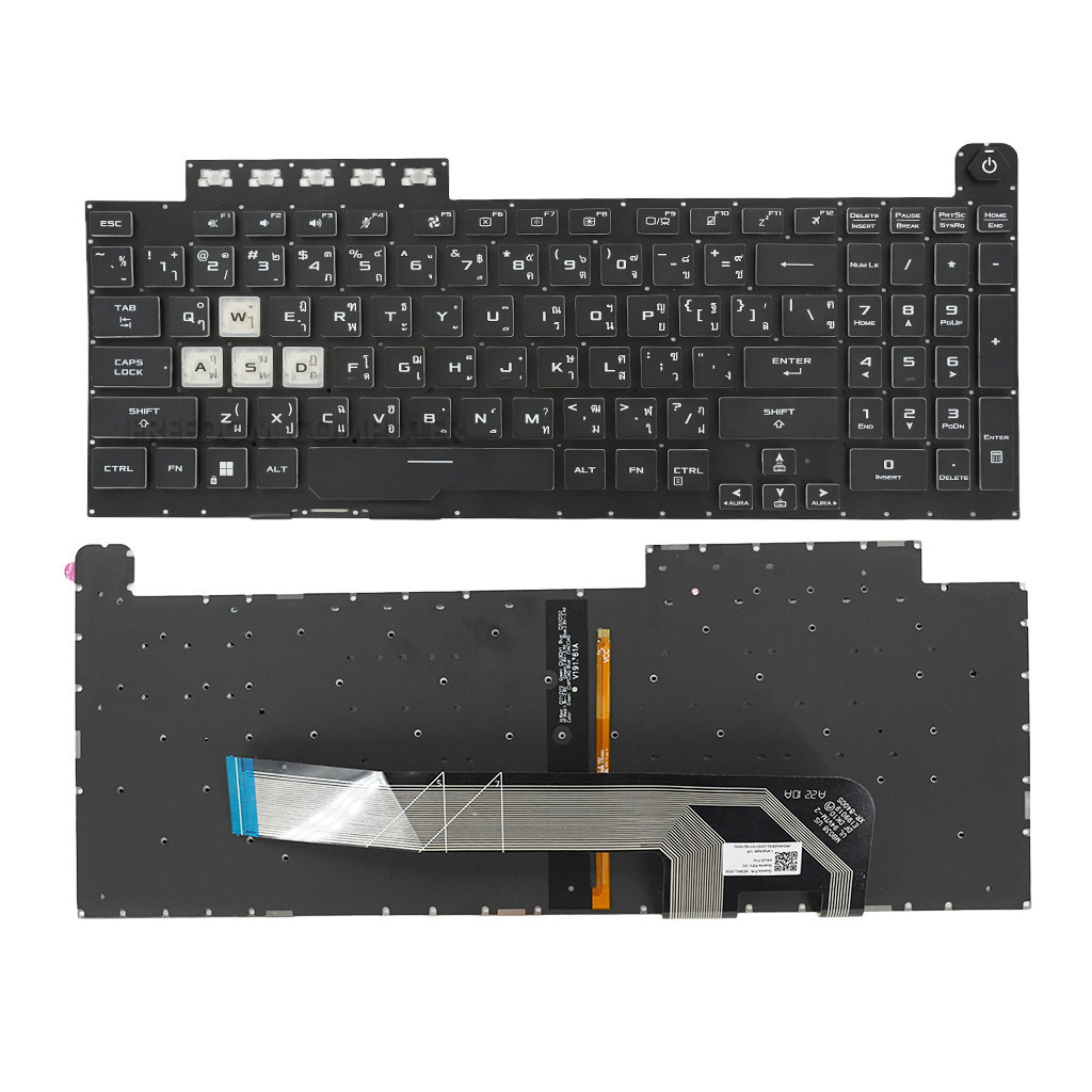 คีย์บอร์ด ASUS TUF Gaming FX506 FX506LI FA506 A15 FA506 FA506IU FA506IV FA506II TUF A17 FA706 FA706I