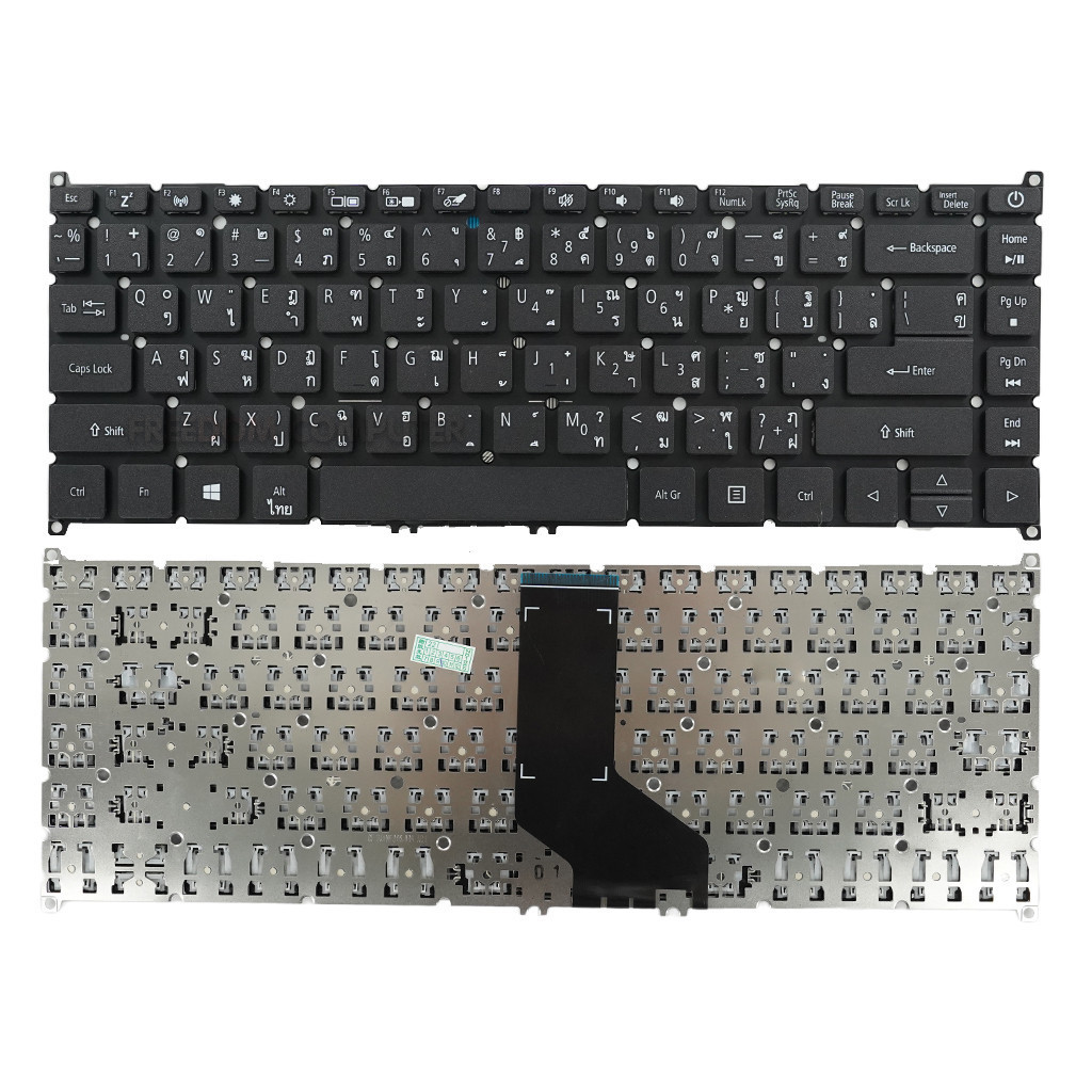 คีย์บอร์ด ACER Aspire 3 A514-51 A514-41 A514-52 A514-53 A314-21 A314-41 A314-33 A314-31 TMP214-53 21