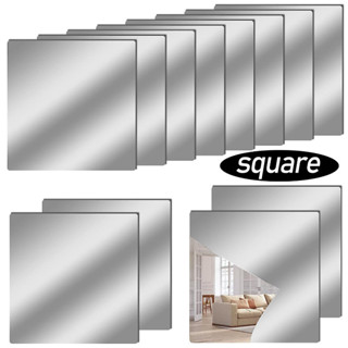 สติ๊กเกอร์ติดผนังกระจกอะคริลิคสี่เหลี่ยม-กาวตนเองไม่ใช่กระจก…