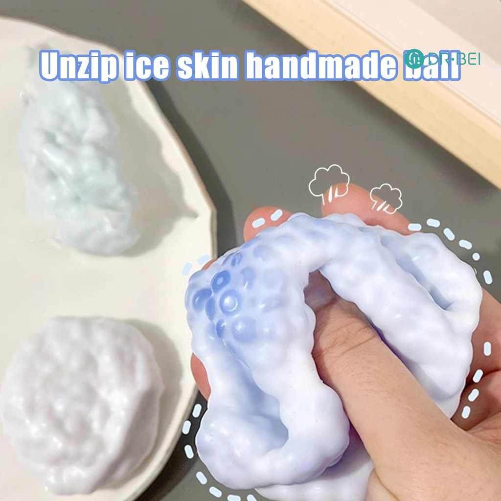 Dr.bei Grape Stress Ball Sensory ของเล่น Shapeable เด็กวัยรุ่นผู้ใหญ่ความเครียดความวิตกกังวลบรรเทาแบบพกพาที่มีสีสันลูกปัดบีบ Squis Fidget ของเล่น