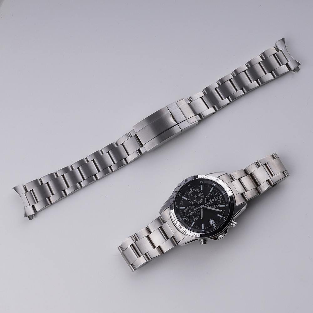 สําหรับ 20MM seiko Chronograph SND367P1 Oyster strap Deployment Clasp seiko SND series สายสแตนเลส