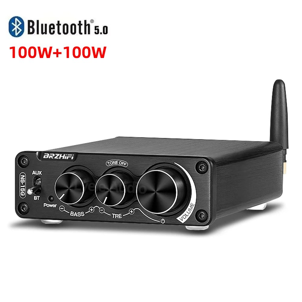 TPA3116มินิดิจิตอลเพาเวอร์แอมป์ไฮไฟสเตอริโอบลูทูธ5.0 100ว*2บ้านเครื่องขยายเสียงปรับเสียง200ว