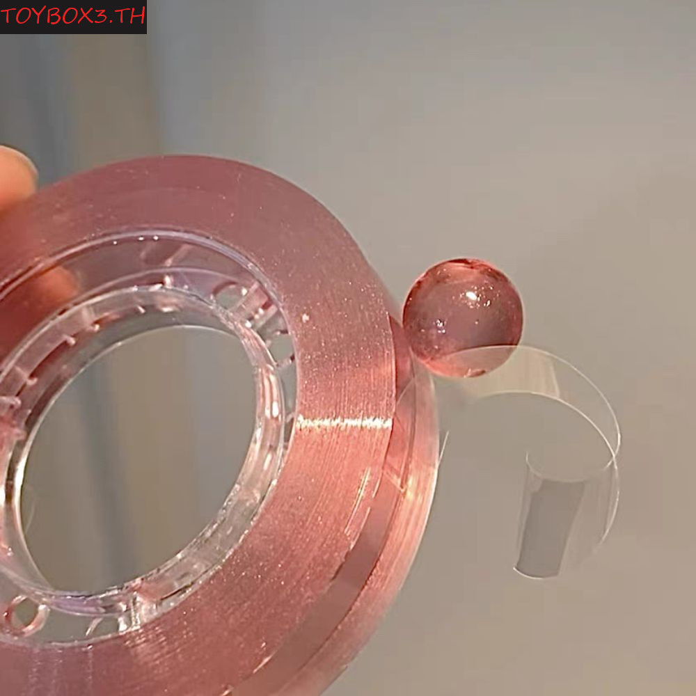 Toybox Sticky Ball Rolling เทป, DIY สีสันม้วนเทปกาว,งานฝีมือผ่อนคลายของเล่นทําลูกบอลสีเทปเหนียวของเล่นปาร์ตี้