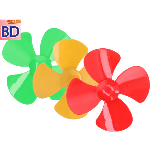 Fan Plastic ใบพัด ใบพัดพลาสติก ใบพัดมอเตอร์ สีต่างๆ ขนาดใหญ่ 100mm (โกดังในไทย)