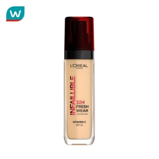 L'Oreal Makeup ลอรีอัล อินเฟลลิเบิล 32H เฟรช แวร์ ฟาวน์เดชั่…