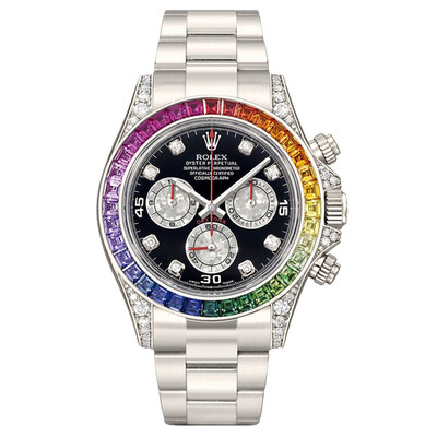 Rolex Rolex Rolex Watch Male Daytona After Chronograph Change to Rainbow Diamond Automatic Machinery