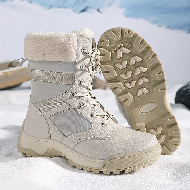 ฤดูหนาวการประกันคุณภาพ WARM Plush รองเท้า Snow-proof รองเท้ากลางแจ้ง PLUS ขนาดผู้หญิงสั้นรองเท้ารองเท้าผ้าใบผ้าฝ้ายยาว outerwear um3q