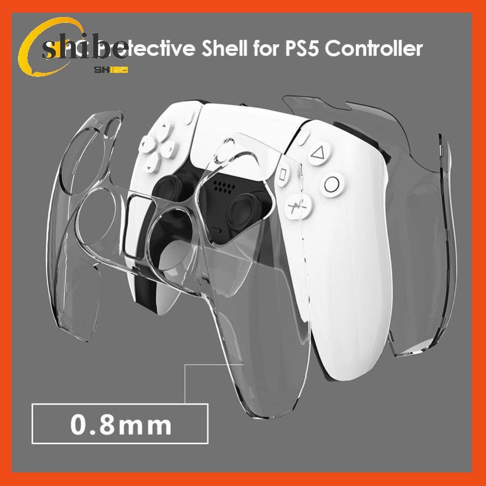 [shibell01.th] เคสพีซีใสใสใสป้องกันผิวสําหรับ PS5 DualSense Controller