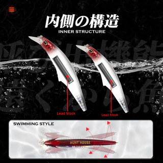 Hunthouse G-contorl Minnow Sinking Fishing Lure น้ําเค็มขนาดเล็กเหยื่อ 95/120 มม.28/41g ประดิษฐ์ Mini Swimbait Leurre Pescar