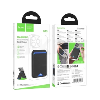 HOCO GT3 กระเป๋าสตางค์ แม่เหล็ก ที่ตั้งมือถือ Magnetic Card Holder เข้าใช้กับแม่เหล็ก ขาตั้งโทรศัพท์