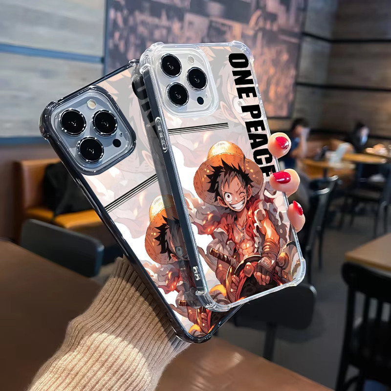 อะนิเมะ O-One Piece Luffy Zoro Chopper นุ่มเคสโทรศัพท์สําหรับ VIVO X100 X90 Ultra X80 iQOO 12 11 Z9 