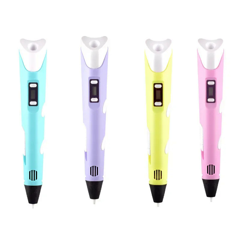 DIY 3D Pen LED Screen DIY 3D Printing Pen PLA Filament Creative Toy Gift For Kids Design Drawing 3D 