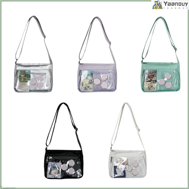 Yaa Japanese Harajuku Ita Bag for Women Transparent Pocket Itabag School Girls