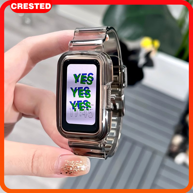 TPU นาฬิกาข้อมือ Huawei Band 10 9 8 สมาร์ทนาฬิกาสายปกอ่อน Huawei 10 9 8 7 NFC อุปกรณ์เสริม