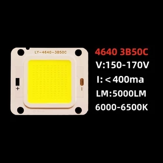 4640 High Power 50W DC 3.2V 3.7V 30V 150V 5000LM Led ซิลิโคนเลนส์ COB โคมไฟสีขาวสําหรับ Spotlight หลอดไฟ DIY น้ําท่วมกลางแจ้งชิป