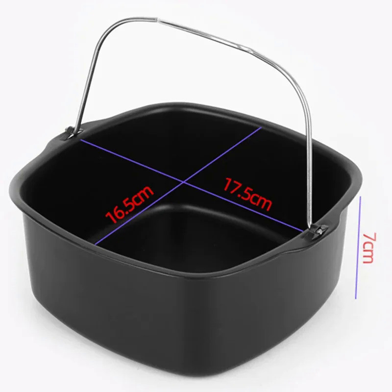 Kitchen Tools Cake Basket Cake Baking Tray Cake Molds For Baking Dish Non-stick Air Fryer Accessorie