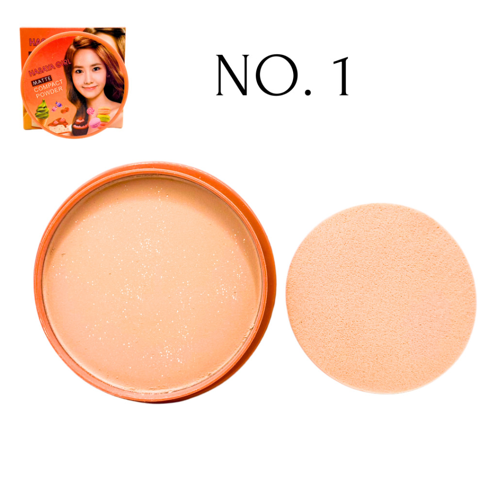 HASAYA GIRL MATTE COMPACT POWDER แป้งพัฟผสมรองพื้น กันน้ำ ปกปิดรูขุมขน เหมือนผิวดีแต่เกิดตลับนี้จบตั้งแต่คุมมัน กันแดด ราคา ถูกที่สุด ดีลบีเคเค แกลเลอรีภาพที่ 3