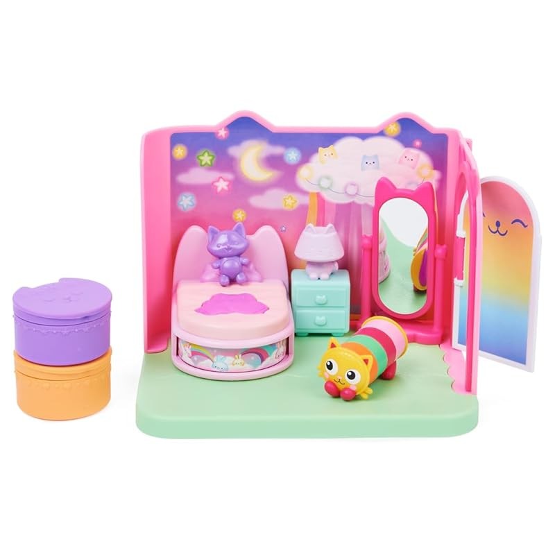 Gabby's Dollhouse Pillow Cat's Bedroom Set