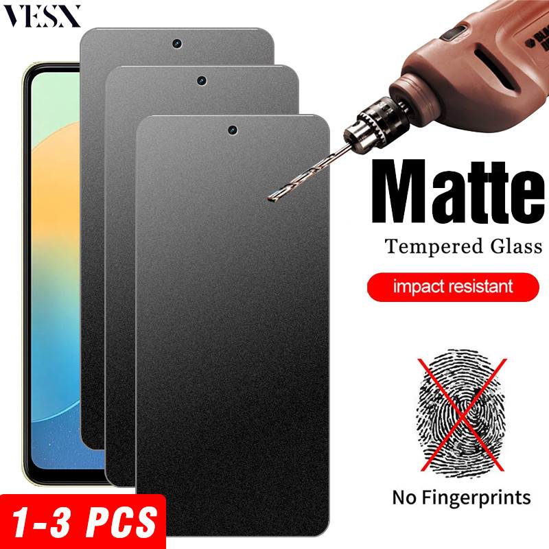 ฟิล์มกระจกเต็มจอแบบด้านรุ่น Tecno Camon 30 20 Premier 19 Spark 30C 20 20C 10 10C Go 1 Pova 6 Neo 5 4 Pro 4G 5G 2020 2021 2022 2023 2024