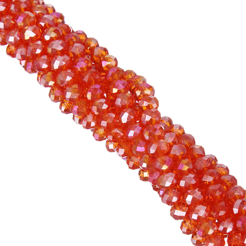 6มิลลิเมตร90ชิ้นโปร่งใสแก้วคริสตัลเหลี่ยมเพชรพลอยแบนลูกปัด ทําเอง เครื่องประดับพวงกุญแจทําอุปกรณ์ - รูปที่ 6