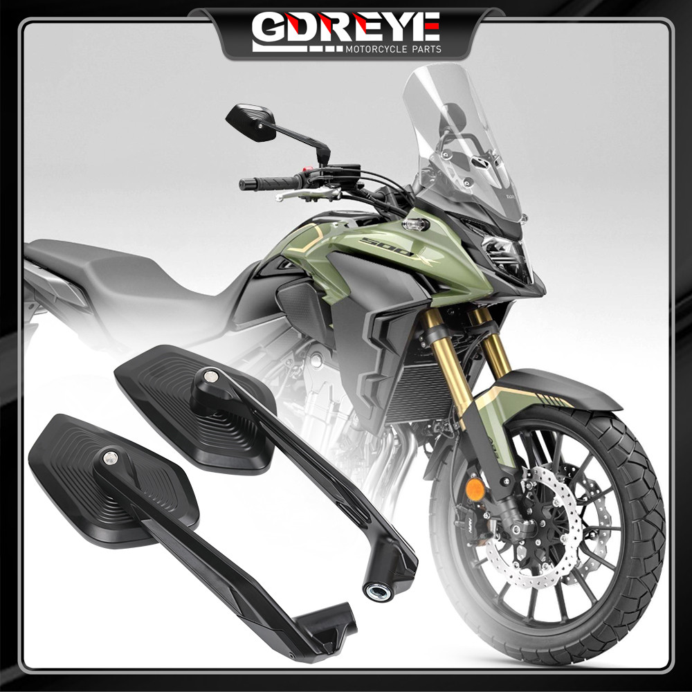 รถจักรยานยนต์ CB500X กระจกรถจักรยานยนต์ moto กระจกมองหลังด้านข้างอลูมิเนียมสําหรับ Honda CB500X CB50