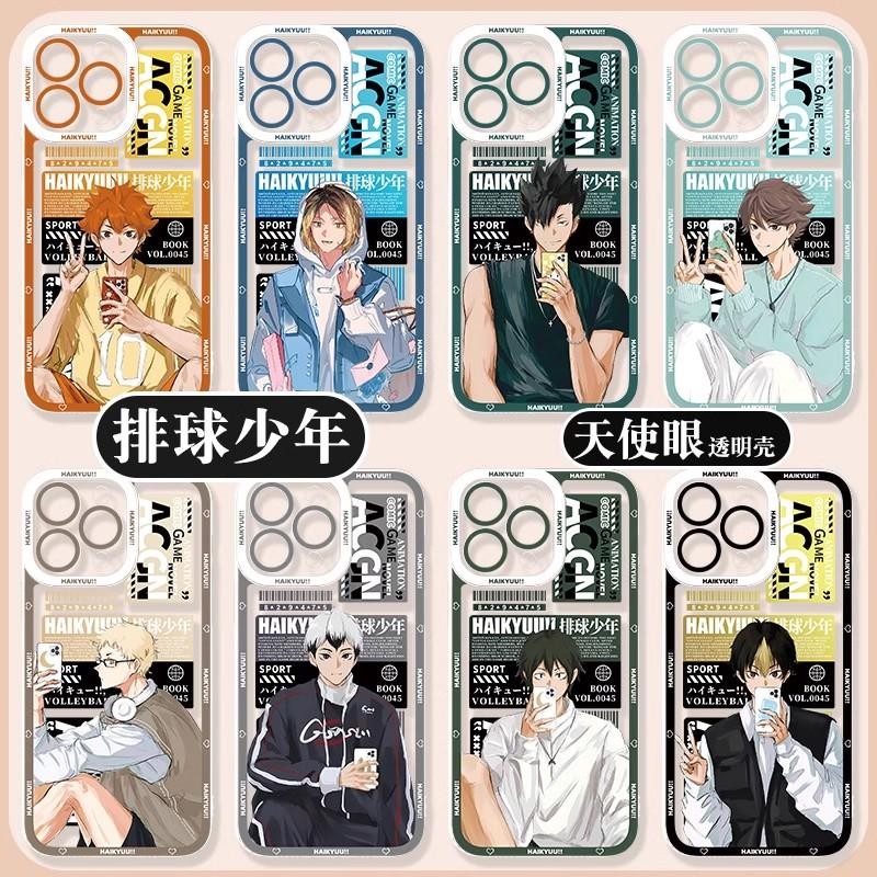 SAMSUNG Haikyuu Shoyo Hinata Tobioวอลเลย์บอลเด็กเคสโทรศัพท์สําหรับSamsung Galaxy A55 A35 A34 A14 A13 A12 A32 A24 A7 2018 โทรศัพท์มือถือกรณีญี่ปุ่นอะนิเมะนุ่มกันชนใสซิลิโคน